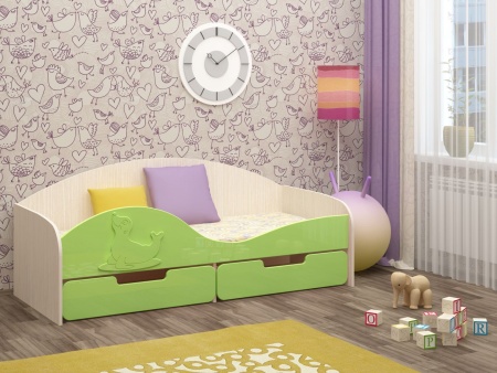 Детская Кровать Юнга-8 МДФ/Разные Цвета