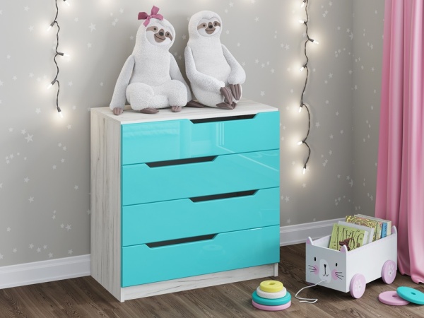 Комод Юнга-15 (Ш-800 x В-800 x Г-400 мм)/Разные Цвета