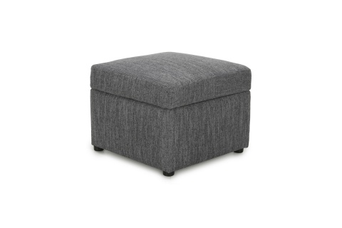 Пуф Квин рогожка серая