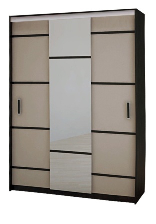 Шкаф-Купе Сицилия Венге/Белфорт (Ш -1500 × В -610 × Г-588 мм)