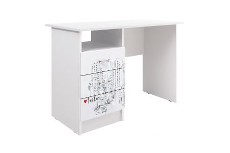 Стол письменный Вега NEW girl белый