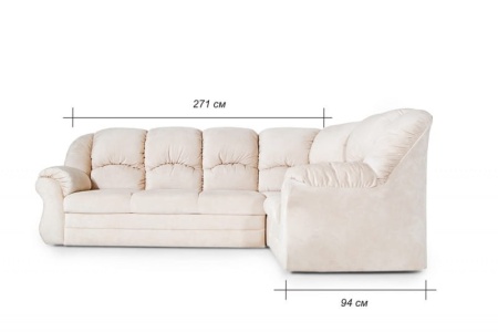 Диван Угловой Хилтон (Ш-2710 х Г-1870 х В-1030 мм)/Разные Цвета