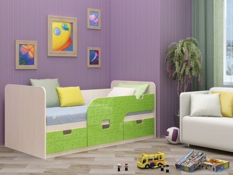 Детская Кровать Юнга-9 /Разные Цвета